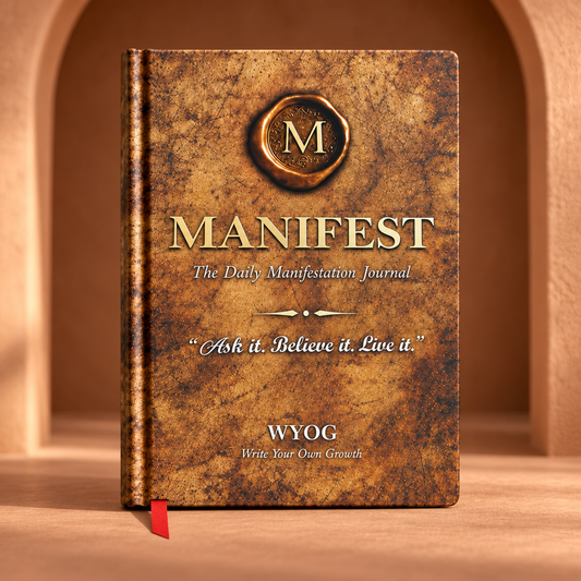 Manifest Daily Manifestation Journal – A5 Hardcover Morning & Night , 80 gsm