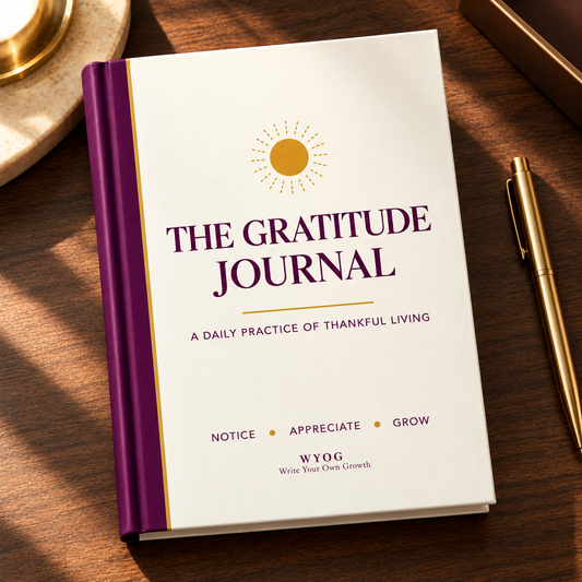 Sun-The Gratitude Journal | A5 Hardcover | 80 GSM | Morning & Night Manifestation