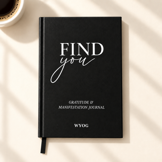 Find You – Gratitude & Manifestation Journal , A5 Hardcover Morning & Night Diary, 80 GSM Paper